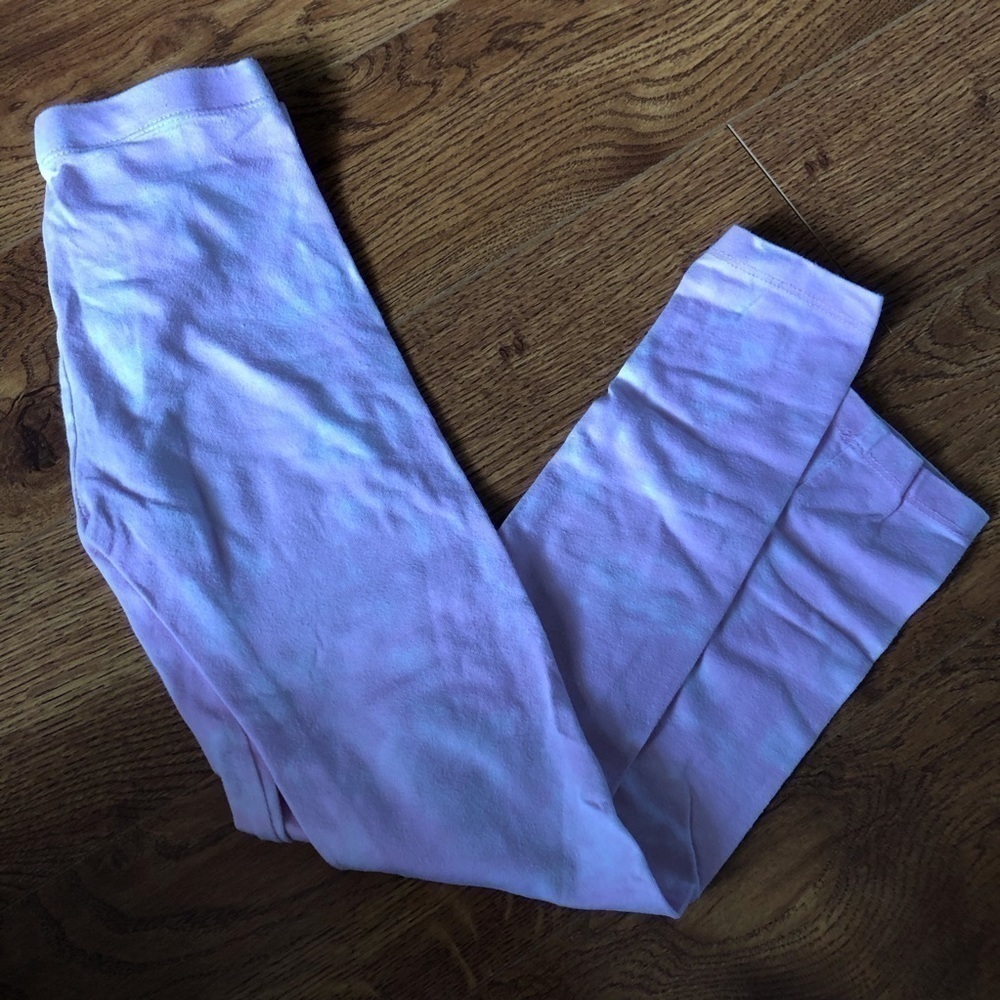 Wonder Nation Pink tie dye leggings in size S (6/6x)